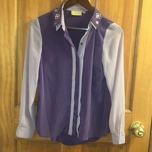 Princess Vera Wang Embellished Blouse